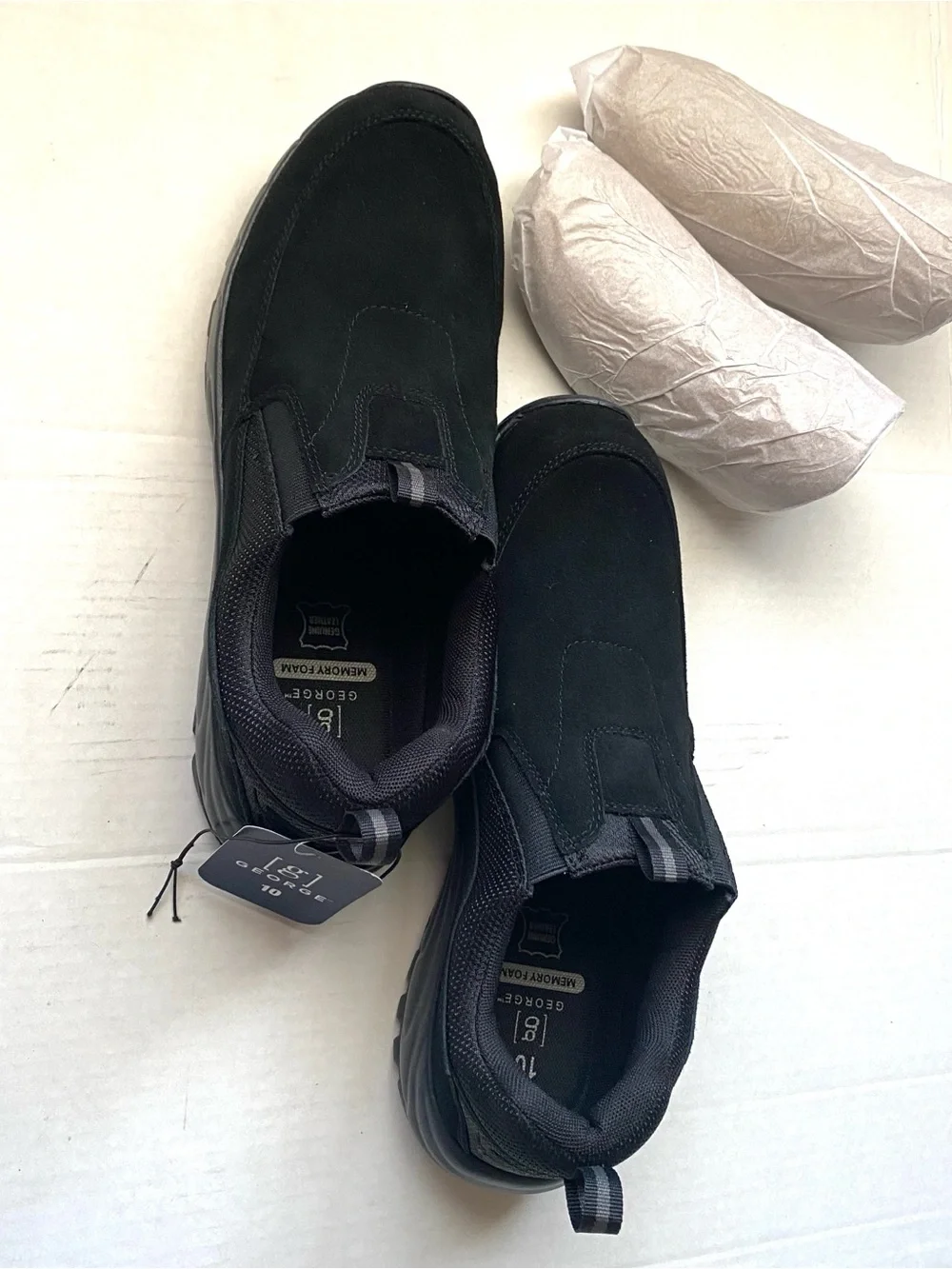 Men's Slip-On Casual Sneakers Shoes Black